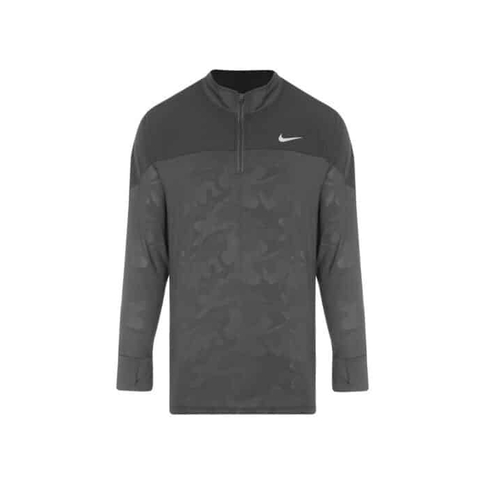 استرج ورزشی نیم زیپ نایک مدل CHK-524 چریکی طوسی