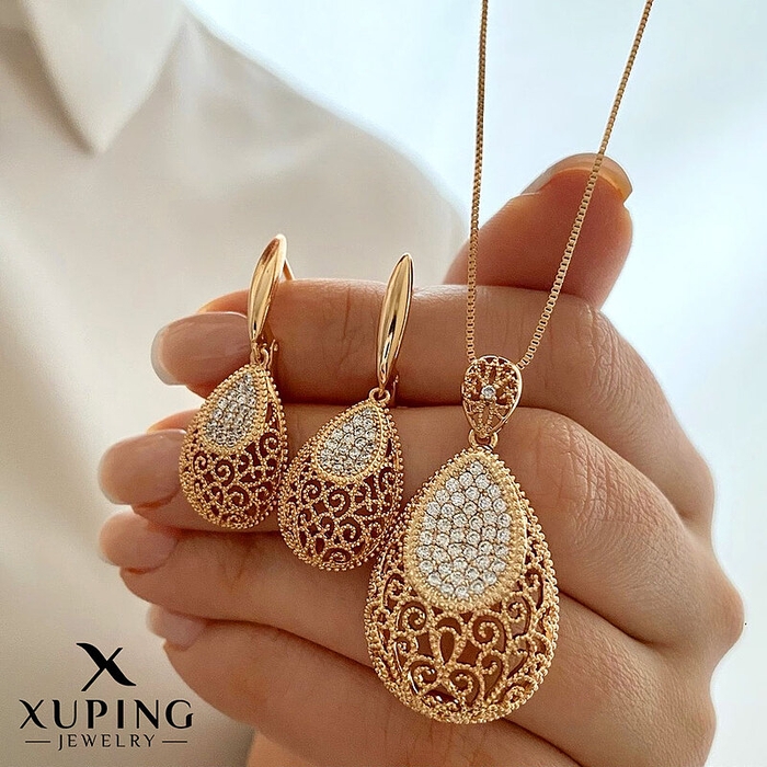 نیمست نگین‌دار طرح‌طلا ژوپینگ