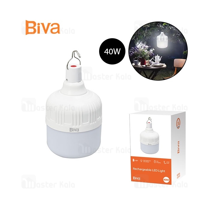 لامپ آویزدار شارژی بیوا Biva LED-02 60W Rechargable LED Light