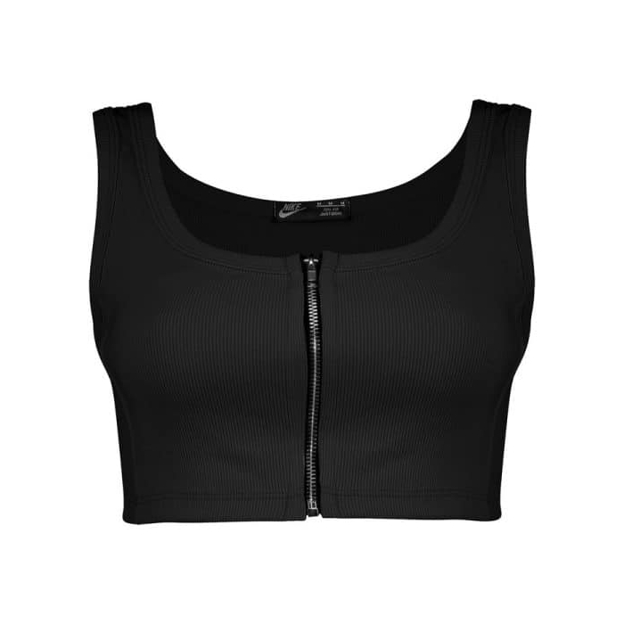 نیم تنه ورزشی زنانه زیپ دار نایک مدل mub-1011 مشکی
