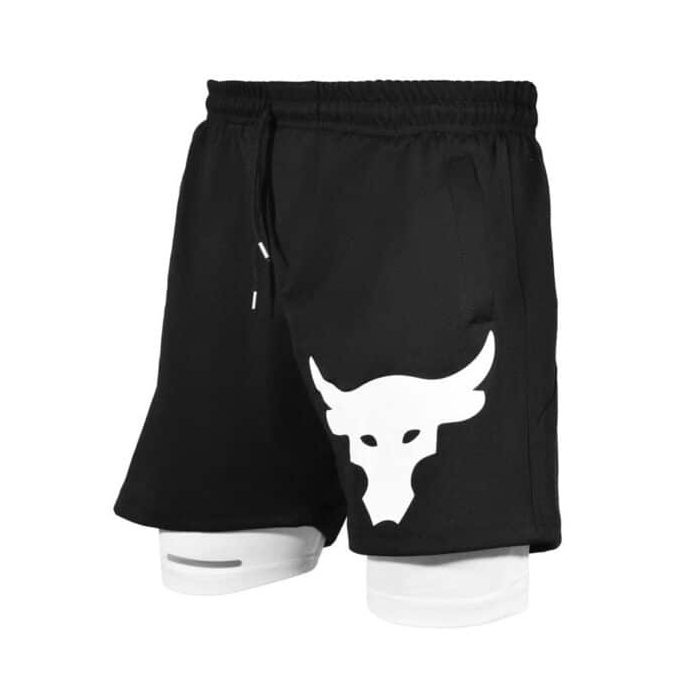 شلوارک کشاله دار ورزشی مردانه آندر آرمور مدل HS-Rock 40490 مشکی