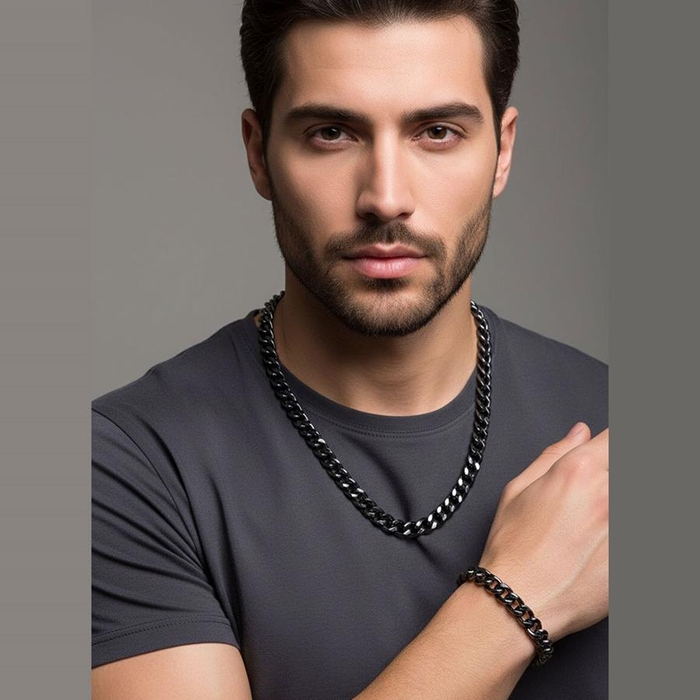 نیم ست گردنبند و دستبند Ribo مدل 1873