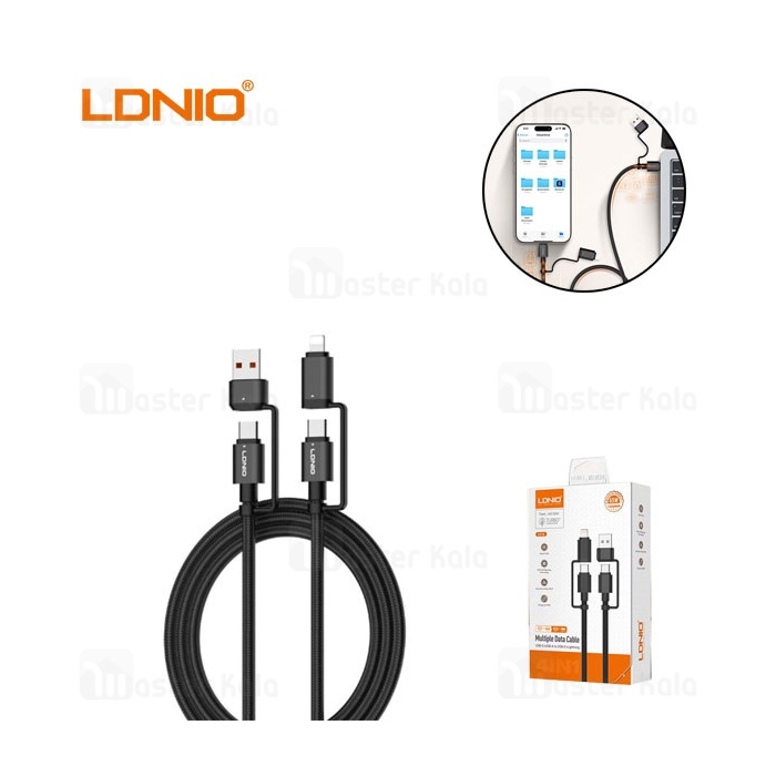 کابل Type C الدینیو LDNIO LC16 Charging Data Cable توان 65 وات