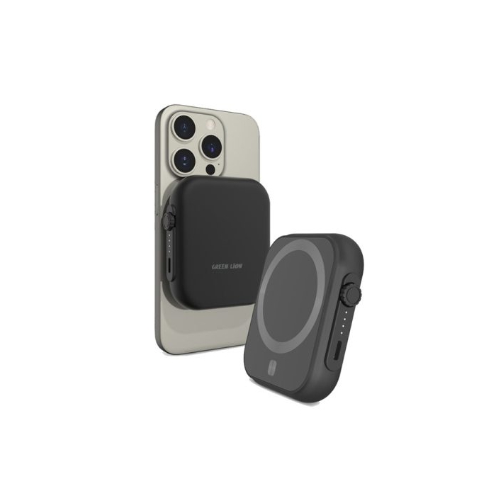 پاوربانک مگ سیف گرین لاین سه کاره مدل Trio ظرفیت ۵۰۰۰ میلی آمپر ساعت