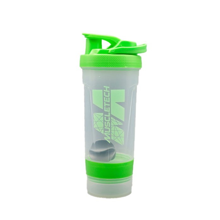 شیکر ورزشی سه تیکه ماسل تک مدل Kia شفاف درب ضامنی ظرفیت ۰.۷ لیتر