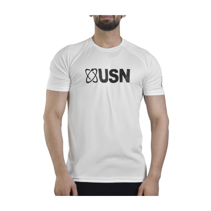 تیشرت ورزشی مردانه یو اس ان مدل TKS-4B0243 سفید