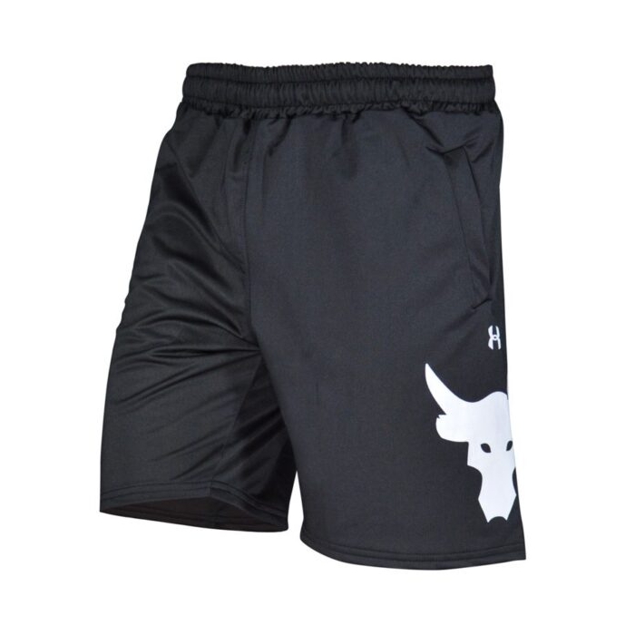 شلوارک ورزشی مردانه آندر آرمور مدل PY-ROCK BIG مشکی