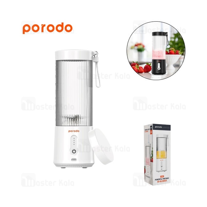 مخلوط کن قابل حمل پرودو Porodo Powerful Portable Go-Blender PD-LFST017 ظرفیت 450 میلی لیتر