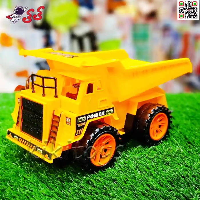 کامیون کمپرسی کنترلی معدن کاترپیلار شارژی اسباب بازی CONSTRUCTION TRUCK BC 1011