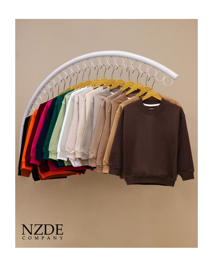 ست خانوادگی بلوز بگ استایل دورس سه نخ NZDE