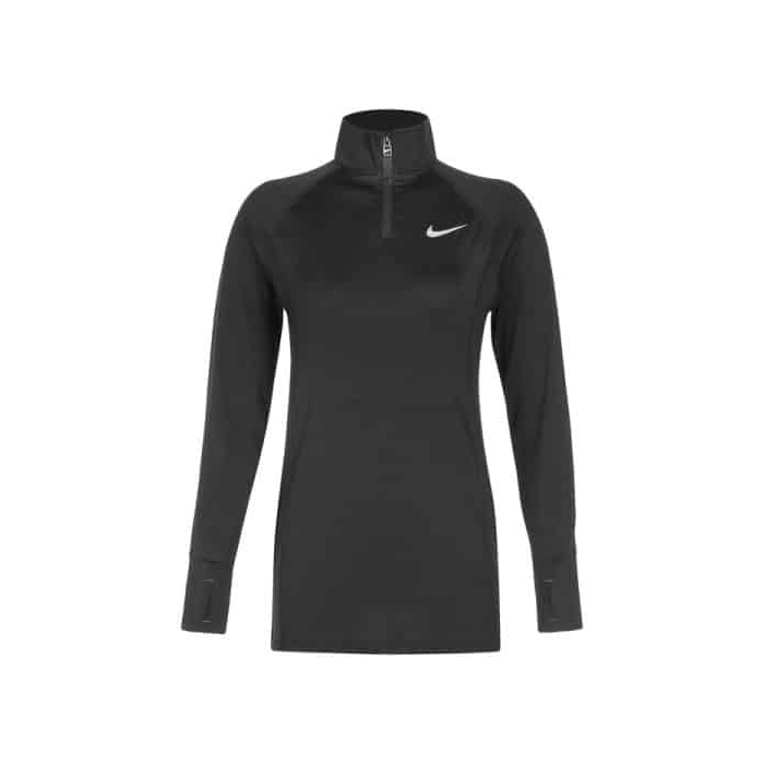 بلوز نیم زیپ ورزشی زنانه نایک مدل mub-805 مشکی