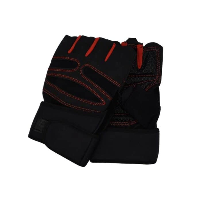 دستکش بدنسازی پاور مدل KIS قرمز