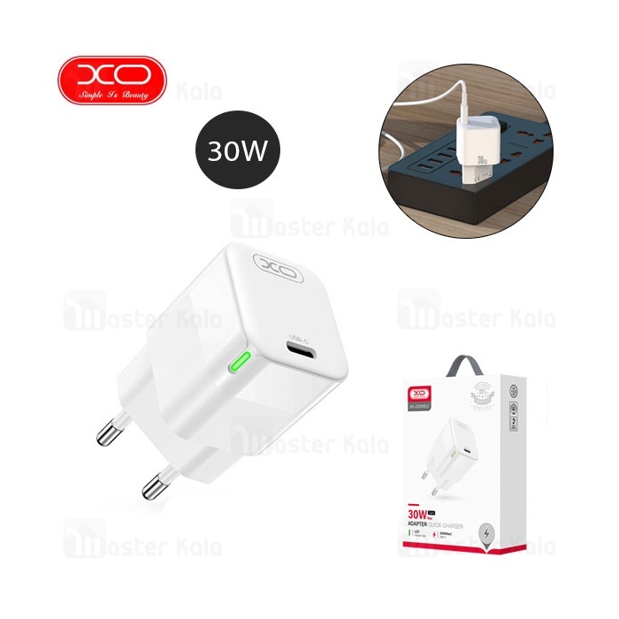 شارژر دیواری ایکس او XO CE06 Adapter Quick Charger GaN توان 30 وات