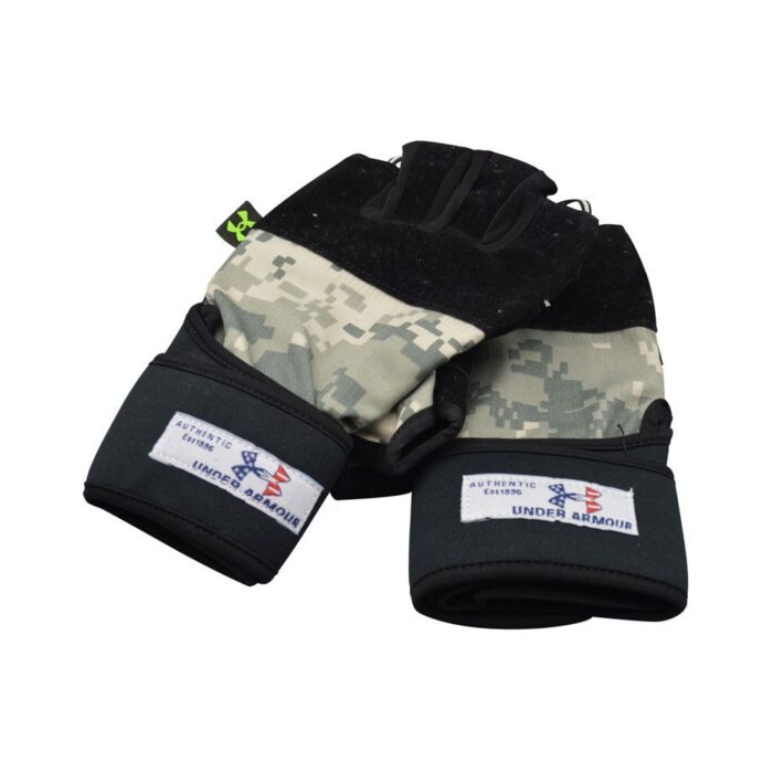 دستکش بدنسازی آندر آرمور مدل GDS-140 چریکی FREE SIZE