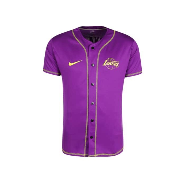تیشرت بیسبالی نایک مدل PY-Lakers-1G265 بنفش