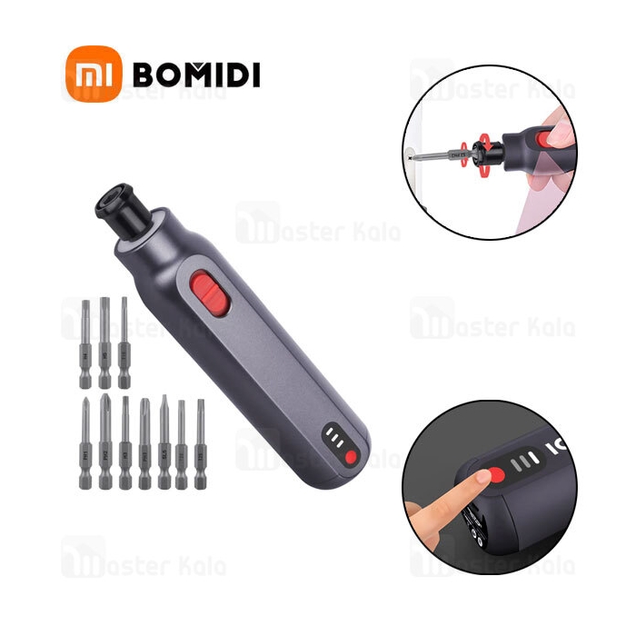 پیچ گوشتی شارژی شیائومی Xiaomi Bomidi ESS01 دارای 10 سری