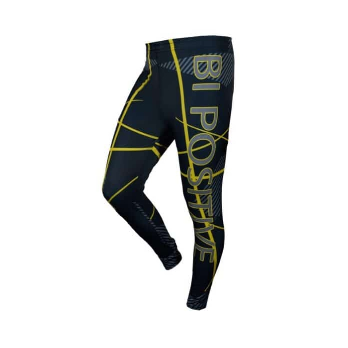 لگ ورزشی مردانه بی پلاس مدل  SS-Bp 84090 مشکی زرد