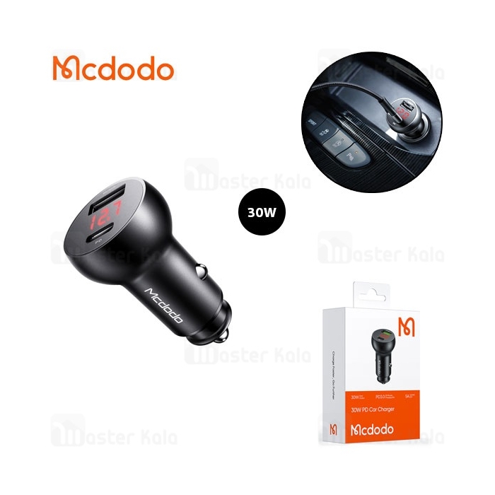 شارژر فندکی مک دودو Mcdodo CC-6810 QC3.0 PD3.0 Car Charger توان 30 وات