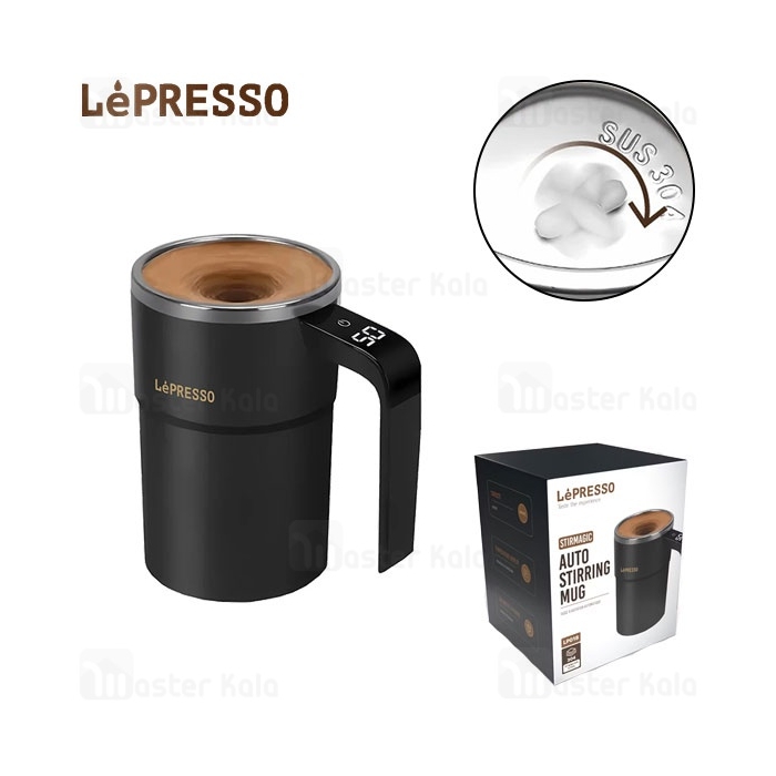 ماگ همزن دار لپرسو LePresso Stirmagic Auto Stirring Mug LPCFFM0018 ظرفیت 0.38 لیتر