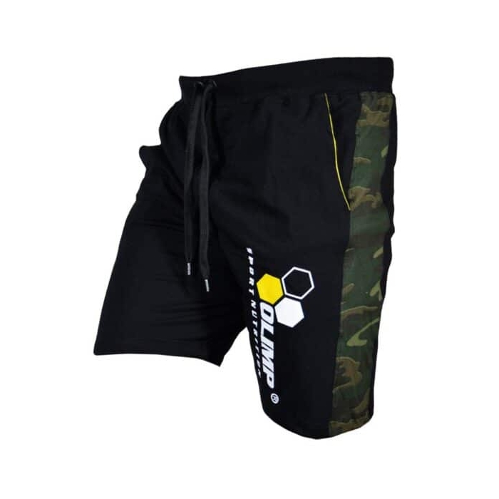 شلوارک ورزشی مردانه الیمپ GB-BACH0925 چریکی مشکی