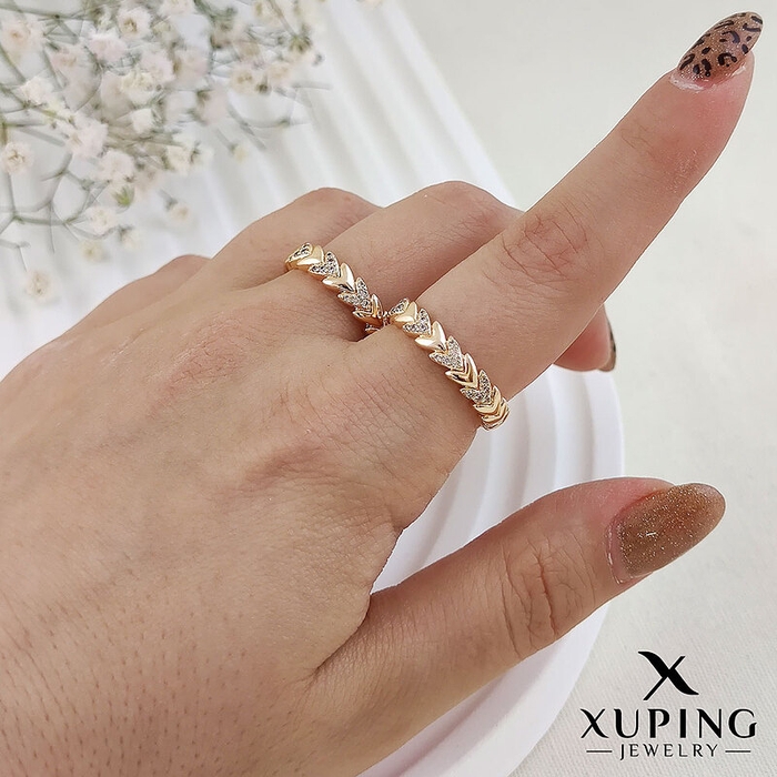 رینگ نگین‌دار طرح‌طلا ژوپینگ