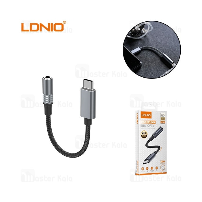 کابل تبدیل Type C به پورت AUX الدینیو LDNIO LSY80C