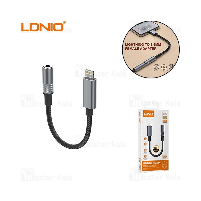 کابل تبدیل لایتنینگ به پورت AUX الدینیو LDNIO LSY80i
