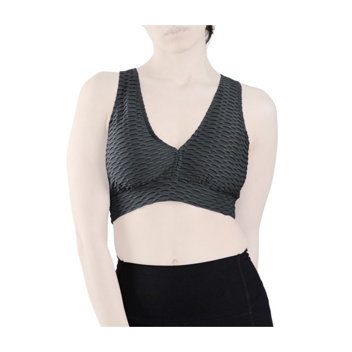 نیم تنه ورزشی زنانه مدل CT5420 طوسی تیره