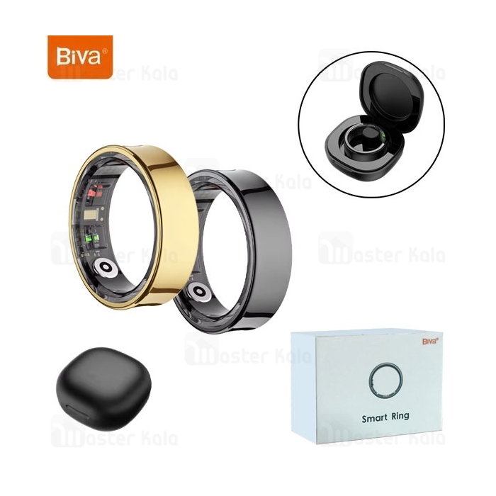 حلقه هوشمند بیوا Biva Smart Ring R09 plus دارای کیس شارژ