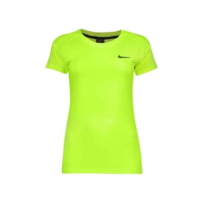 تیشرت ورزشی زنانه نایک مدل MuB-197 فسفری