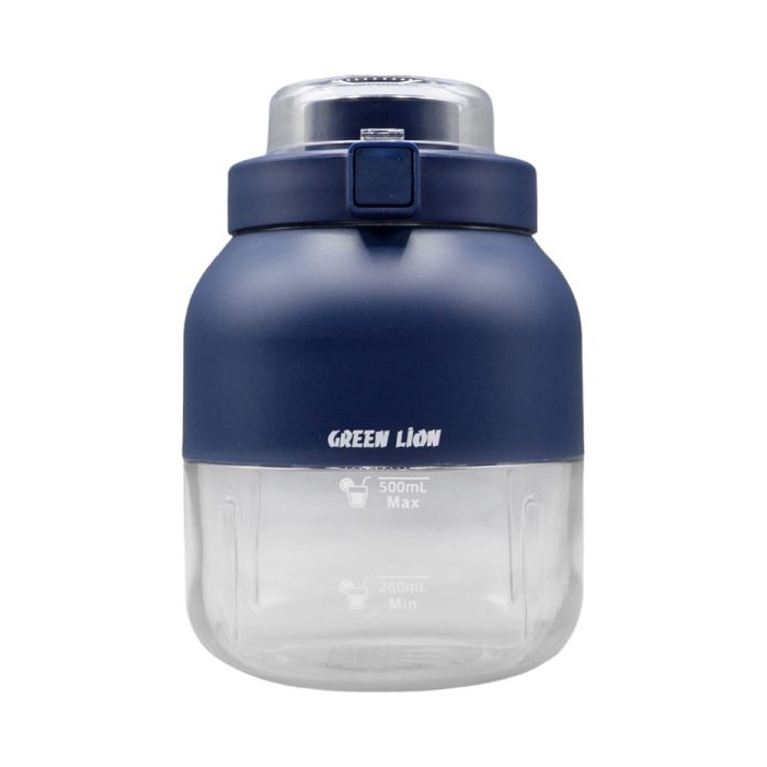 مخلوط کن شارژی نوتری بلند پروتابل گرین لاین ده تیغه مدل Barrel ظرفیت ۵۰۰ میلی لیتر