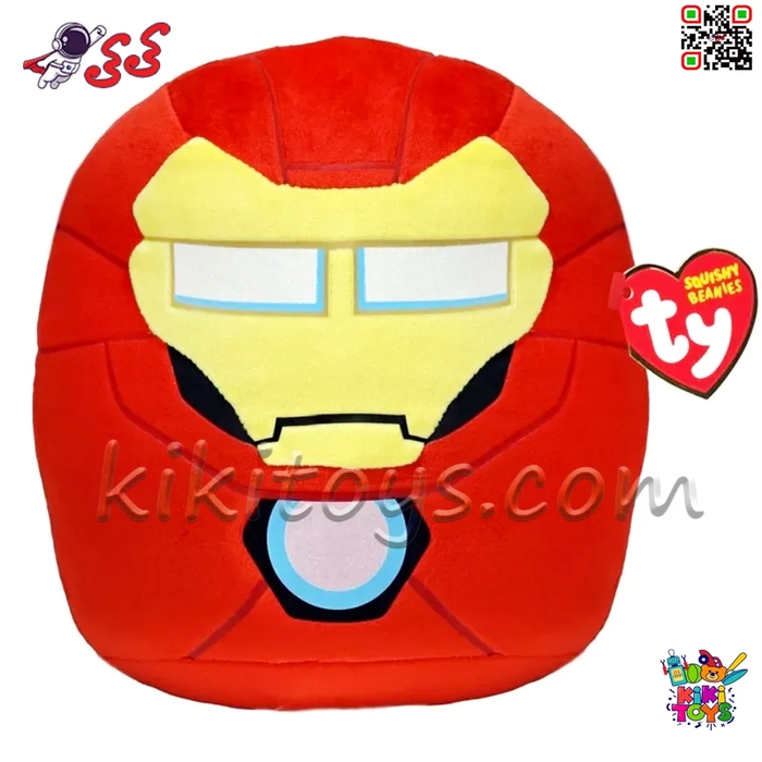 عروسک پولیشی اورجینال ایرونمن مارول | کوسن نرم 35 سانتیمتری مدل TY