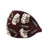 اسکارف عنابی / Alstromelia scarf