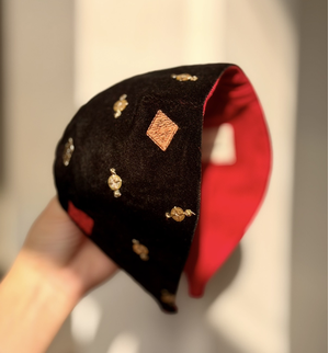 اسکارف مخمل مشکی یلدا