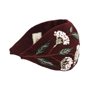 اسکارف عنابی / Alstromelia scarf