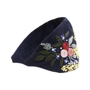 اسکارف جنگل استوایی سورمه ای /Citrus blue jungle scarf