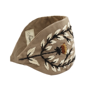اسکارف ساغر خاکی / Earthen goblet scarf