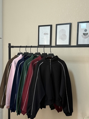 نیم زیپ مغزی دوزی راکا