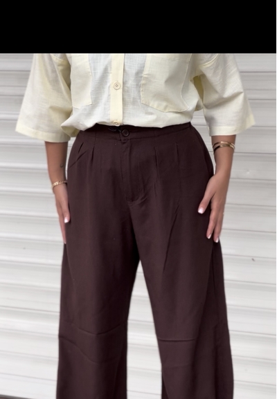 شلوار بگ لینن