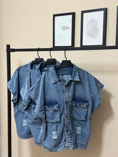 وست جین جیب دکمه