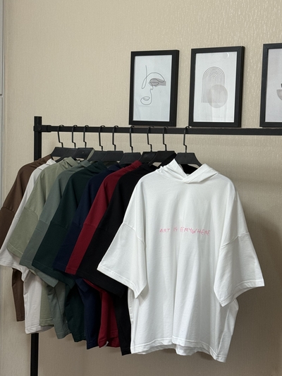 تیشرت کلاهدار باکسیart