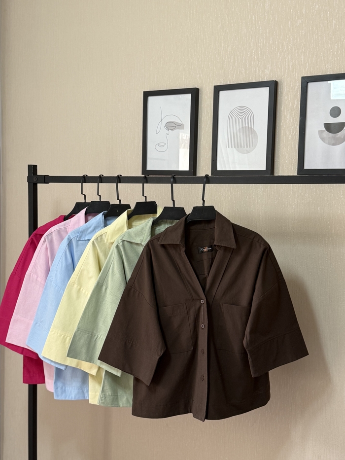 شومیز دو جیب tip