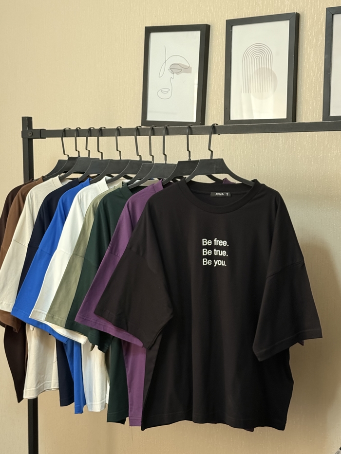 تیشرت باکسی Be free