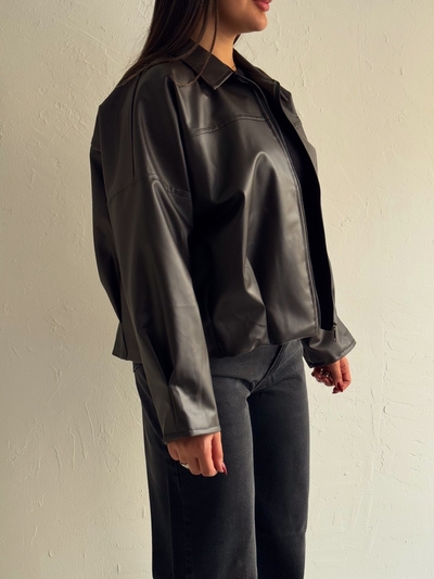 کت چرم برشکا a2051