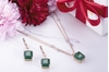 Emerald earing