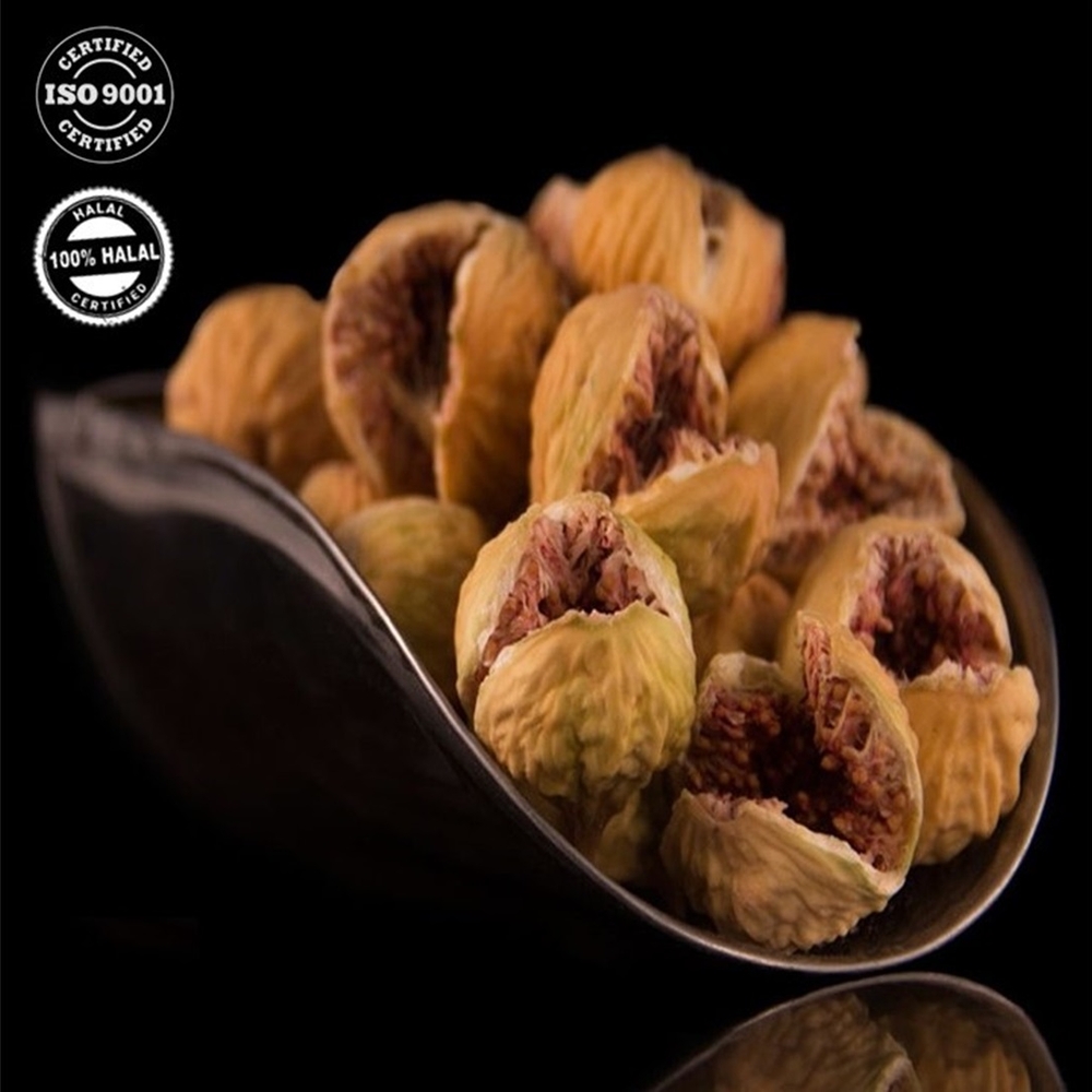 Open mouth dried figs