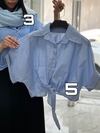 شومیز گره ای مدل آسمان کد ۸۰۳۵