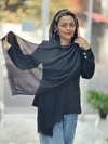 شال مشکی مدل مهشید کد ۱۱۸