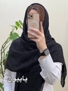روسری نخی ژاکارد دور دوخت کد ۱۴۸