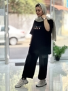 تیشرت لانگ مشکی